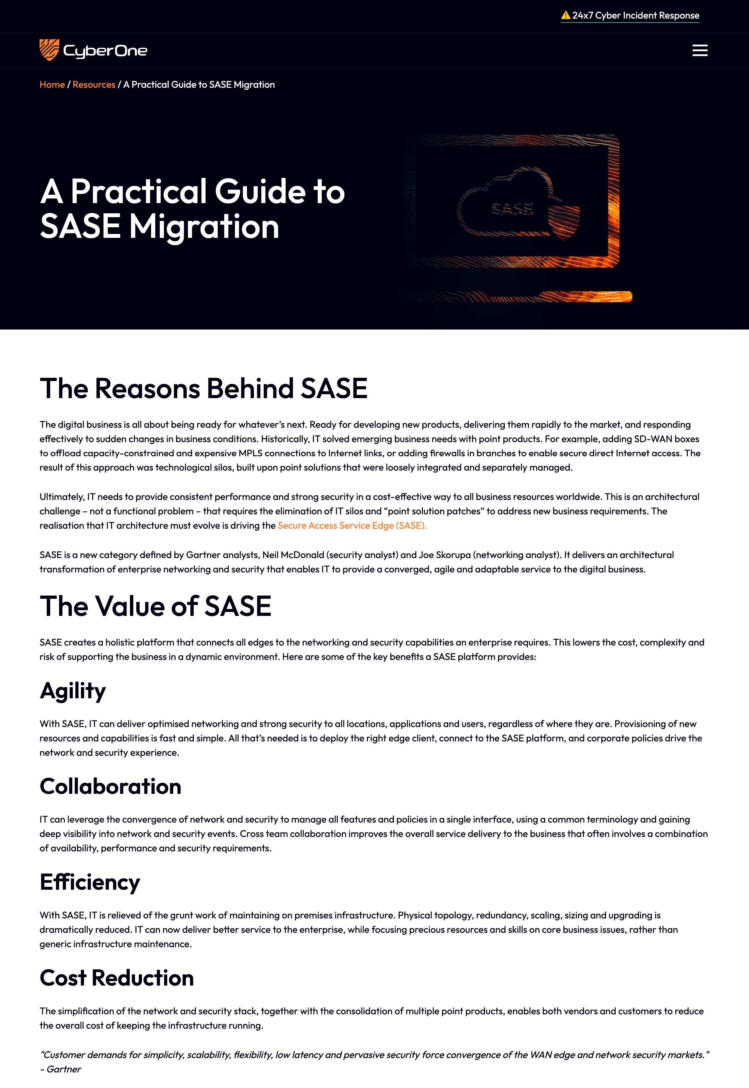 A Practical Guide to SASE Migration