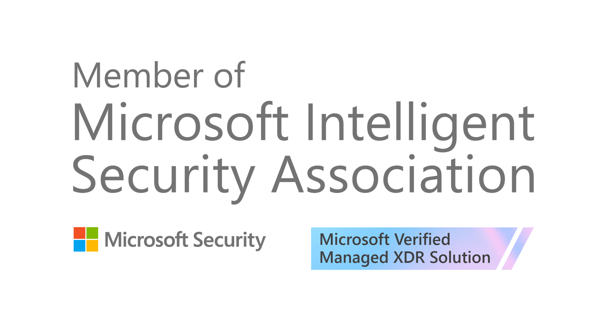 Member of Microsoft Intelligent SEcurity Association-XDR solution white logo