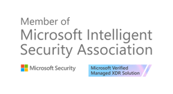 Member of Microsoft Intelligent SEcurity Association-XDR solution white logo