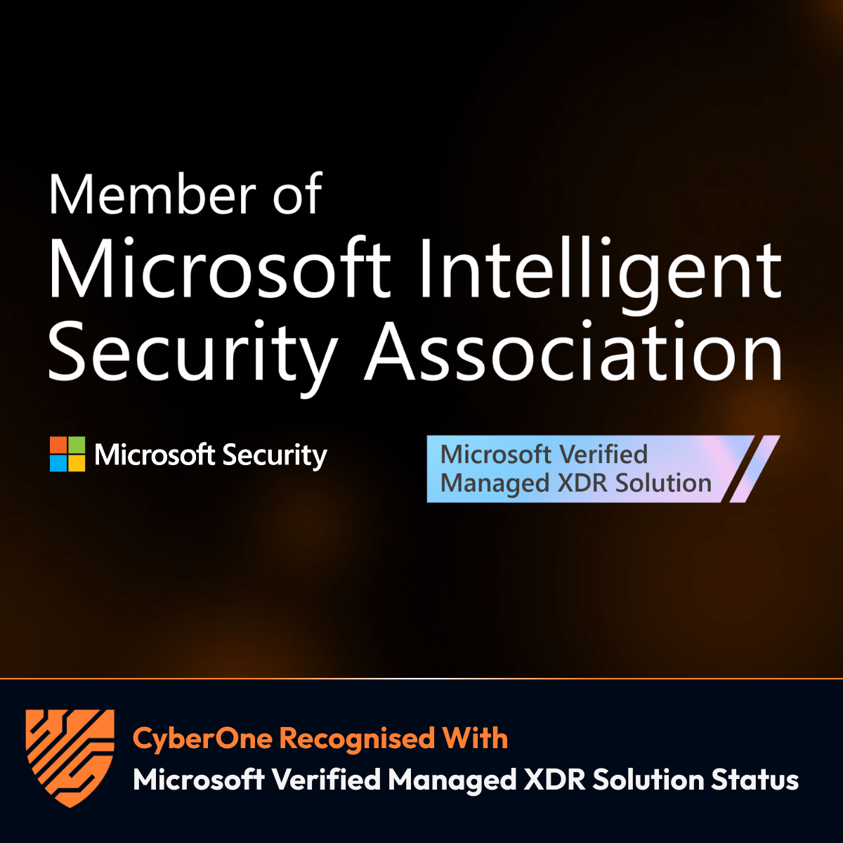 CyberOne Recognised With Microsoft Verified Managed XDR Solution Status